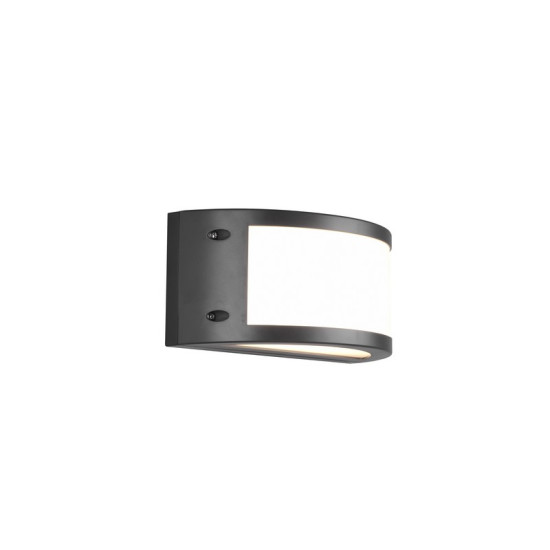 Trio Kendal antracit-fehér LED kültéri falikar (TRI-R22151142) LED 1 izzós IP54