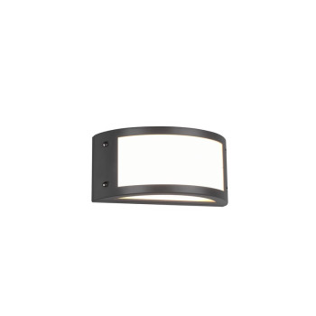 Trio Kendal antracit-fehér LED kültéri falikar (TRI-R22151142) LED 1 izzós IP54