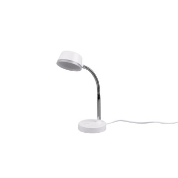 Trio Kiko króm-fehér LED asztali lámpa (TRI-R52501101) LED 1 izzós IP20