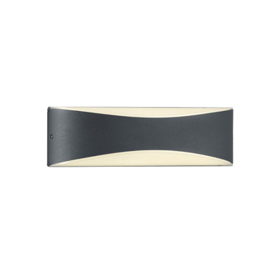 Trio Konda anracit-fehér LED kültéri falikar (TRI-228560242) LED 1 izzós IP65