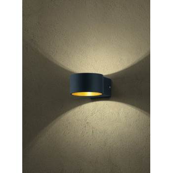 Trio Lacapo fekete LED falikar (TRI-223410132) LED 1 izzós IP20