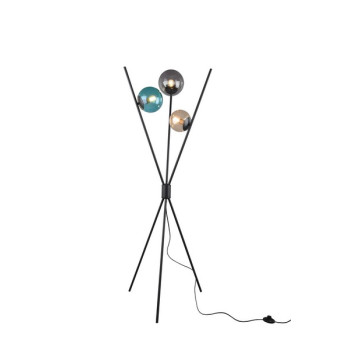 Trio Lance fekete állólámpa (TRI-403400317) LED 3 izzós IP20