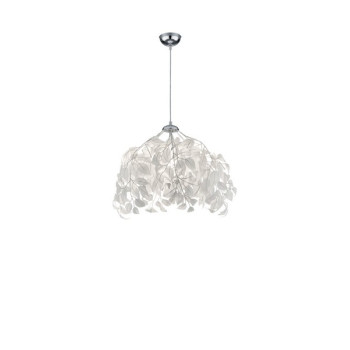 Trio Leavy króm-fehér függesztett lámpa (TRI-R10461901) E27 1 izzós IP20
