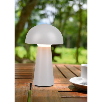 Trio Lennon szürke LED kültéri asztali lámpa (TRI-R52176177) LED 1 izzós IP44