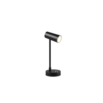 Trio Lenny fekete LED asztali lámpa (TRI-R52661102) LED 1 izzós IP20