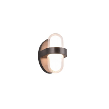 Trio Limeira fekete-fehér LED kültéri falikar (TRI-R24256232) LED 2 izzós IP44
