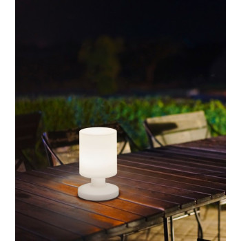 Trio Lora fehér LED kültéri asztali lámpa (TRI-R57071101) LED 1 izzós IP44