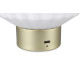 Trio Lord sárgaréz-fehér LED asztali lámpa (TRI-R57761101) LED 1 izzós IP20