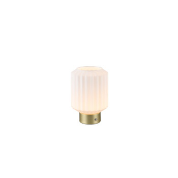 Trio Lord sárgaréz-fehér LED asztali lámpa (TRI-R57761101) LED 1 izzós IP20