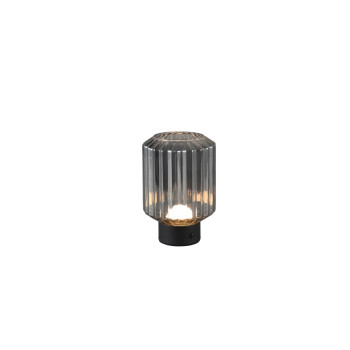 Trio Lord fekete-füstszínű LED asztali lámpa (TRI-R57761154) LED 1 izzós IP20