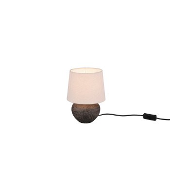 Trio Lou barna-bézs asztali lámpa (TRI-R50961844) E14 1 izzós IP20