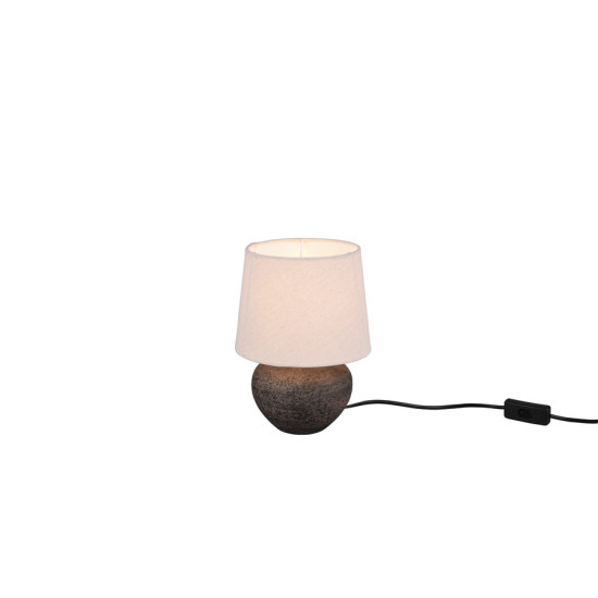 Trio Lou barna-bézs asztali lámpa (TRI-R50961844) E14 1 izzós IP20