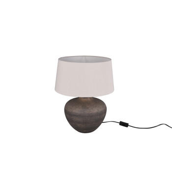 Trio Lou barna-bézs asztali lámpa (TRI-R50963844) E27 1 izzós IP20