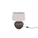 Trio Lou barna-bézs asztali lámpa (TRI-R50963844) E27 1 izzós IP20