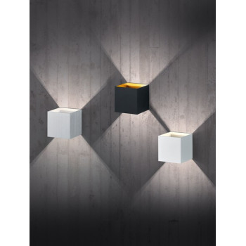 Trio Louis csiszolt alumínium LED fali lámpa (TRI-223310105) LED 1 izzós IP20