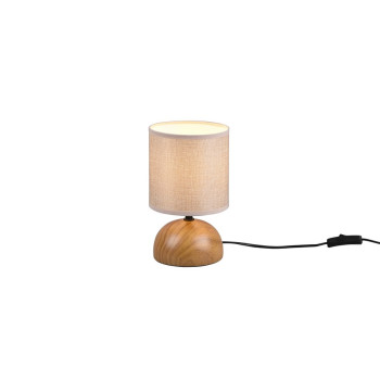 Trio Luci fa színű-bézs asztali lámpa (TRI-R50351035) E14 1 izzós IP20