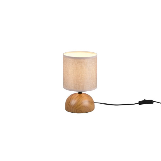 Trio Luci fa színű-bézs asztali lámpa (TRI-R50351035) E14 1 izzós IP20