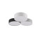 Trio Lugano fehér-szürke-fekete LED mennyezeti lámpa (TRI-621910317) LED 1 izzós IP20