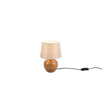 Trio Luxor fa színű-bézs asztali lámpa (TRI-R50621035) E14 1 izzós IP20