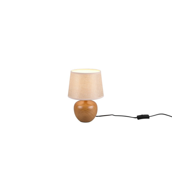 Trio Luxor fa színű-bézs asztali lámpa (TRI-R50621035) E14 1 izzós IP20