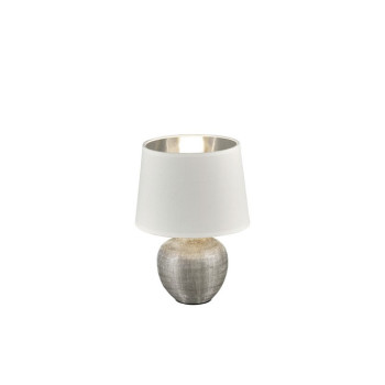 Trio Luxor ezüst-fehér asztali lámpa (TRI-R50621089) E14 1 izzós IP20