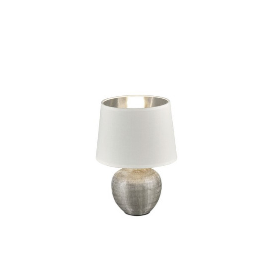 Trio Luxor ezüst-fehér asztali lámpa (TRI-R50621089) E14 1 izzós IP20