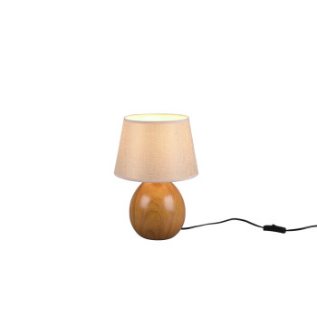 Trio Luxor fa színű-bézs asztali lámpa (TRI-R50631035) E27 1 izzós IP20