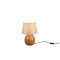 Trio Luxor fa színű-bézs asztali lámpa (TRI-R50631035) E27 1 izzós IP20