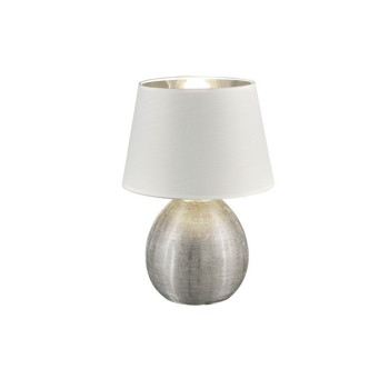 Trio Luxor ezüst-fehér asztali lámpa (TRI-R50631089) E27 1 izzós IP20