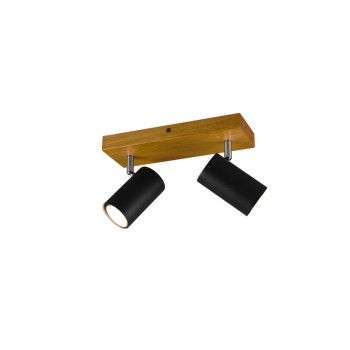 Trio Marley natúr-fekete mennyezeti spotlámpa (TRI-812400232) GU10 2 izzós IP20