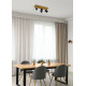 Trio Marley natúr-fekete mennyezeti spotlámpa (TRI-812400332) GU10 3 izzós IP20