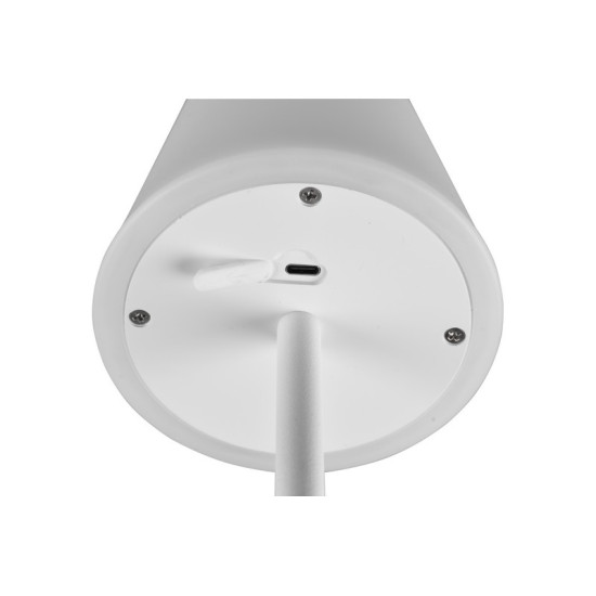 Trio Martinez fehér LED kültéri asztali lámpa (TRI-R54086131) LED 1 izzós IP44