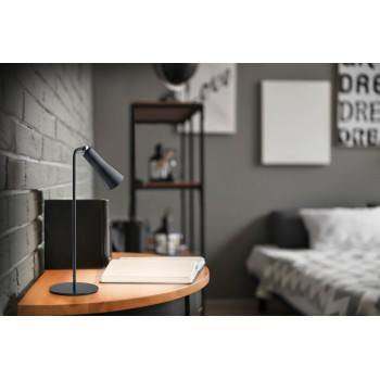 Trio Maxi fekete LED asztali lámpa (TRI-R52121132) LED 1 izzós IP20