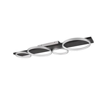 Trio Medera fekete-titán LED mennyezeti lámpa (TRI-643810487) LED 1 izzós IP20