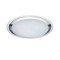 Trio Miko króm-fehér LED mennyezeti lámpa (TRI-675610106) LED 1 izzós IP20