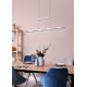 Trio Milos matt nikkel LED függesztett lámpa (TRI-R32004107) LED 4 izzós IP20
