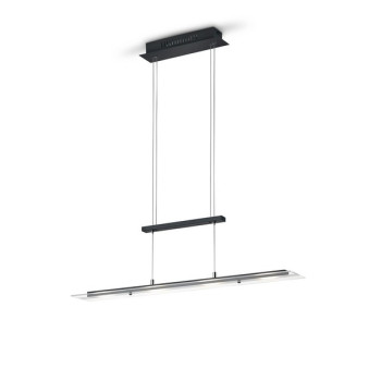 Trio Milos fekete LED függesztett lámpa (TRI-R32004132) LED 4 izzós IP20