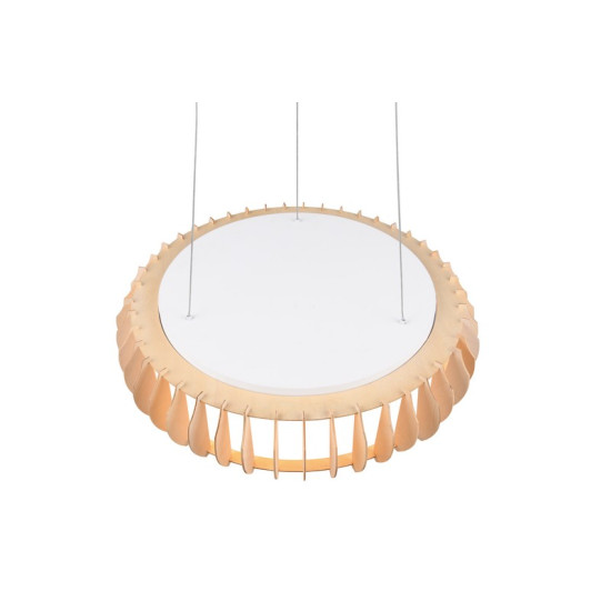 Trio Monte fehér-natúr LED függesztett lámpa (TRI-R32171930) LED 1 izzós IP20