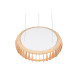 Trio Monte fehér-natúr LED függesztett lámpa (TRI-R32171930) LED 1 izzós IP20