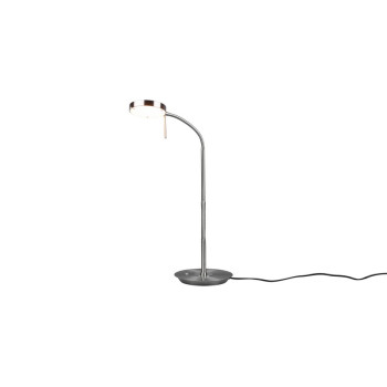 Trio Monza matt nikkel LED asztali lámpa (TRI-523310107) LED 1 izzós IP20