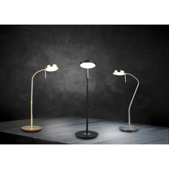 Trio Monza fekete LED asztali lámpa (TRI-523310132) LED 1 izzós IP20