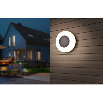 Trio Morena fekete-fehér LED kültéri fali lámpa (TRI-R24246132) LED 1 izzós IP54