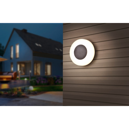 Trio Morena fekete-fehér LED kültéri fali lámpa (TRI-R24246132) LED 1 izzós IP54