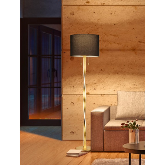 Trio Nandor arany-barna állólámpa (TRI-475310379) LED+E27 2 izzós IP20