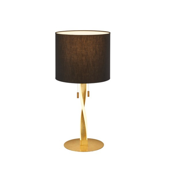 Trio Nandor arany-barna asztali lámpa (TRI-575310379) LED+E27 2 izzós IP20