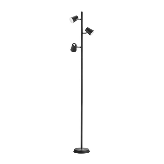 Trio Narcos fekete LED állólámpa (TRI-473190332) LED 3 izzós IP20