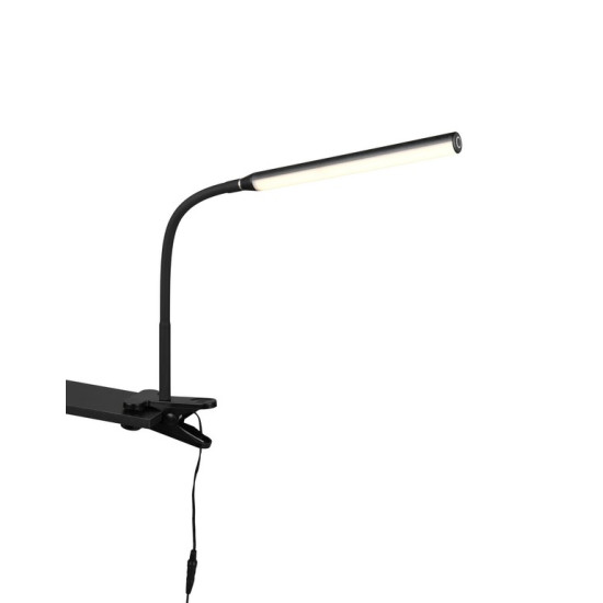 Trio Nevada fekete LED csiptetős lámpa (TRI-R57941132) LED 1 izzós IP20