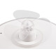 Trio Nybro fehér LED mennyezeti ventilátoros lámpa (TRI-R64133131) LED 1 izzós IP20