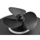 Trio Nybro fekete LED mennyezeti ventilátoros lámpa (TRI-R64133132) LED 1 izzós IP20