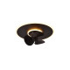 Trio Nybro fekete LED mennyezeti ventilátoros lámpa (TRI-R64133132) LED 1 izzós IP20